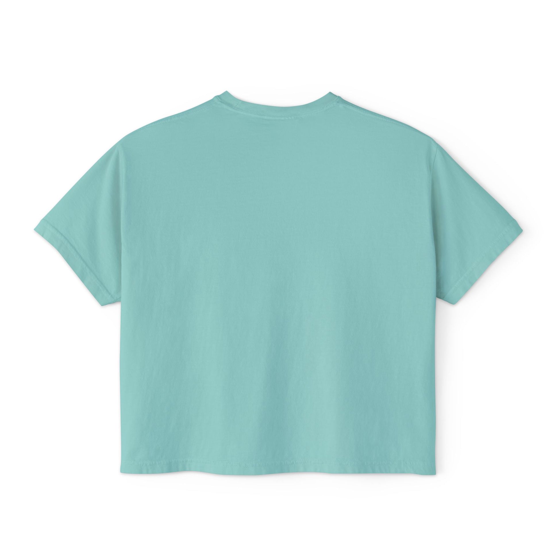 Chalk mint-shirt on a white background