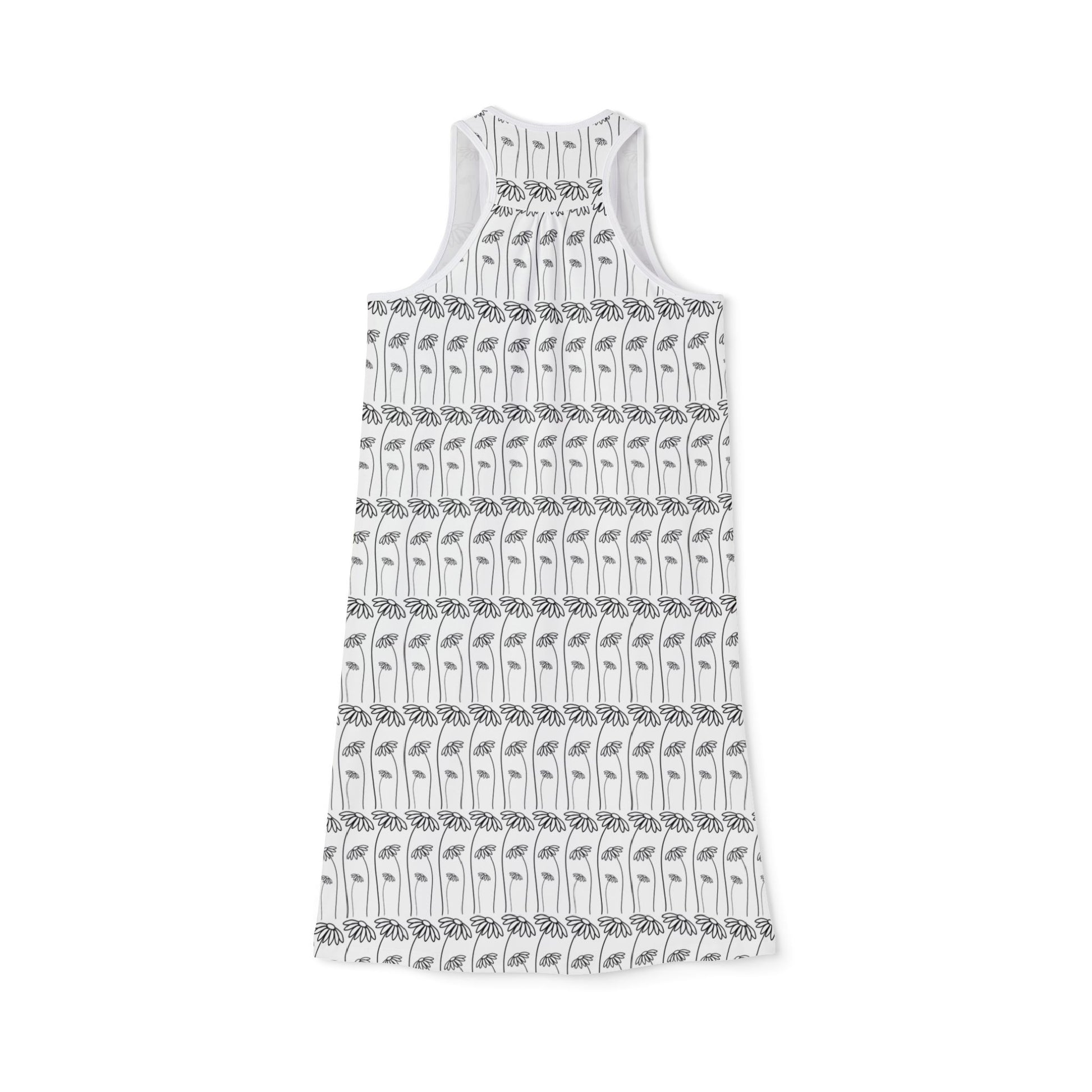 Just a flower white dress back