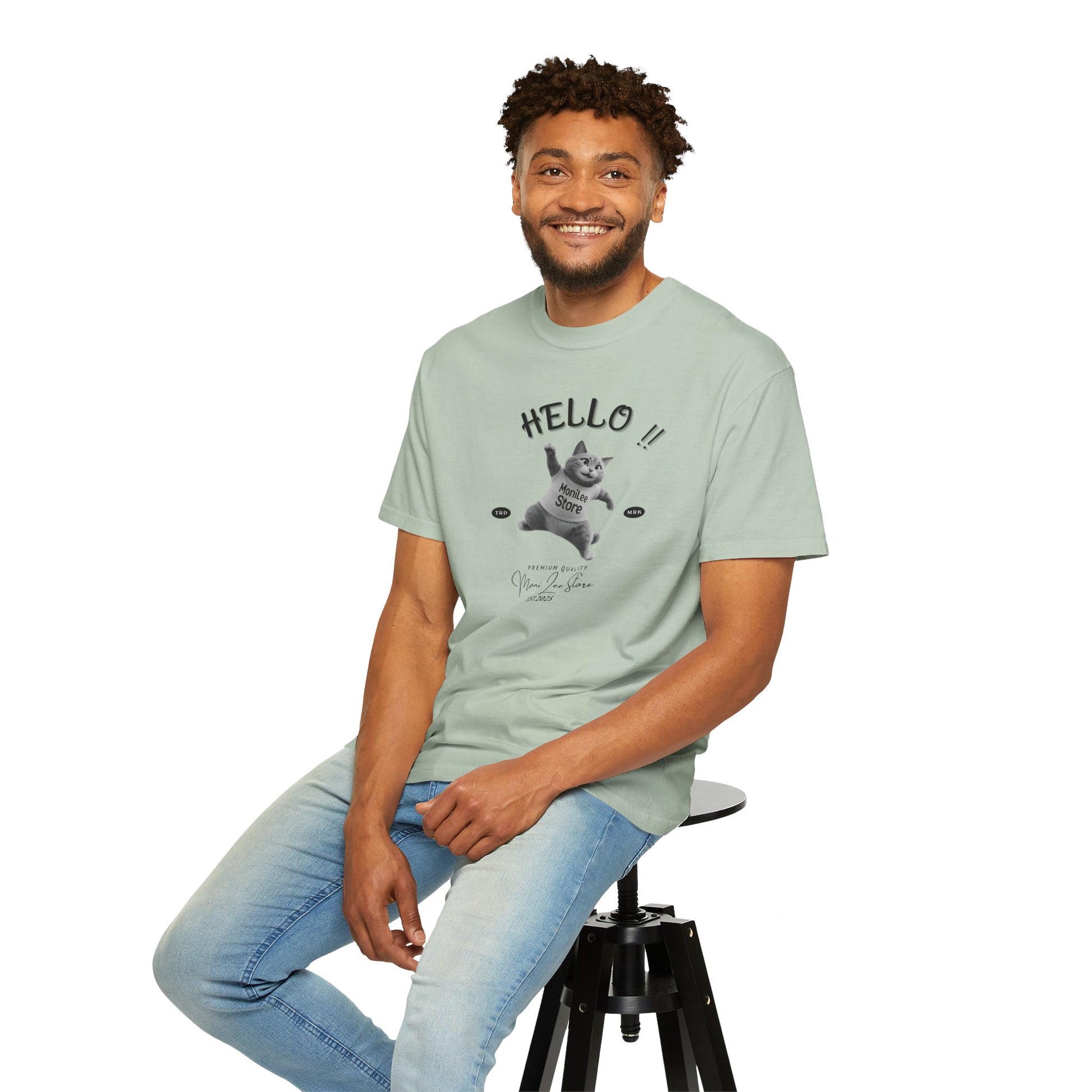 Moni_Lee_Cat_Tee._Bay_man smiling