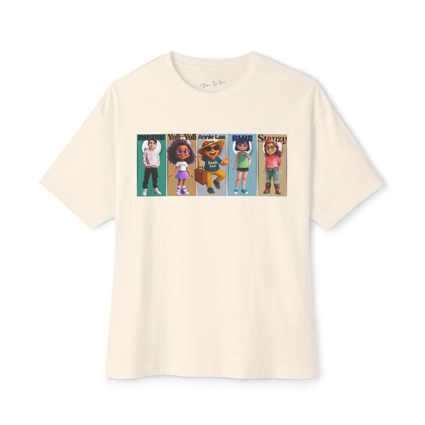 Vibrant people the ultimate tee. Front Natural.