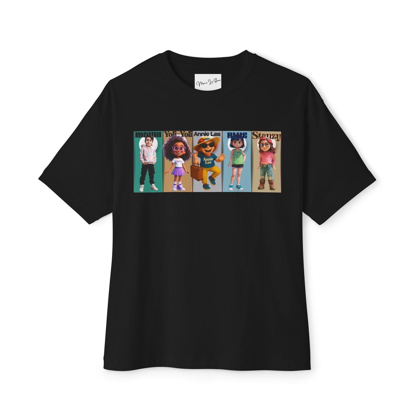 Vibrant People ultimate oversize Tee black front