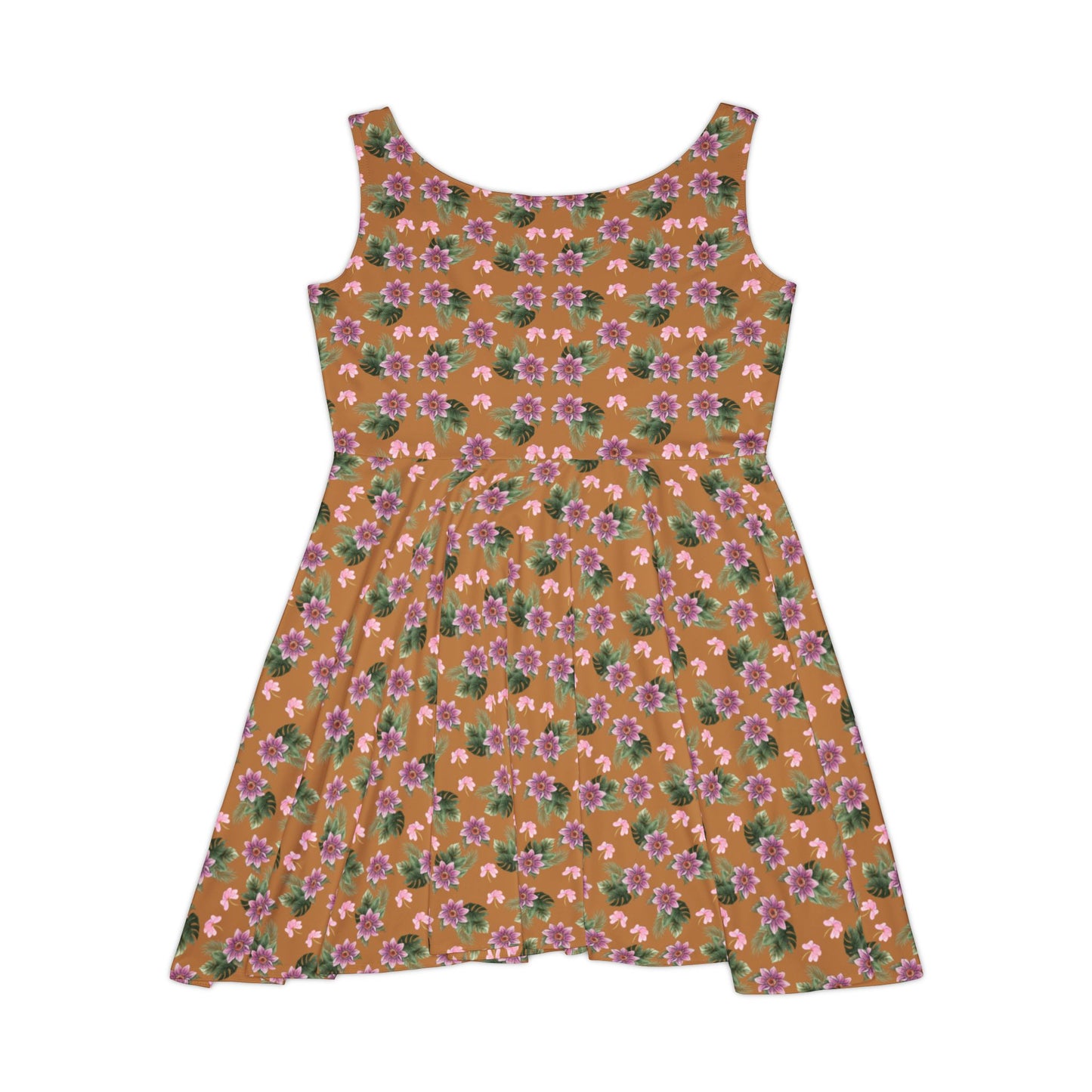 summer dress brown back