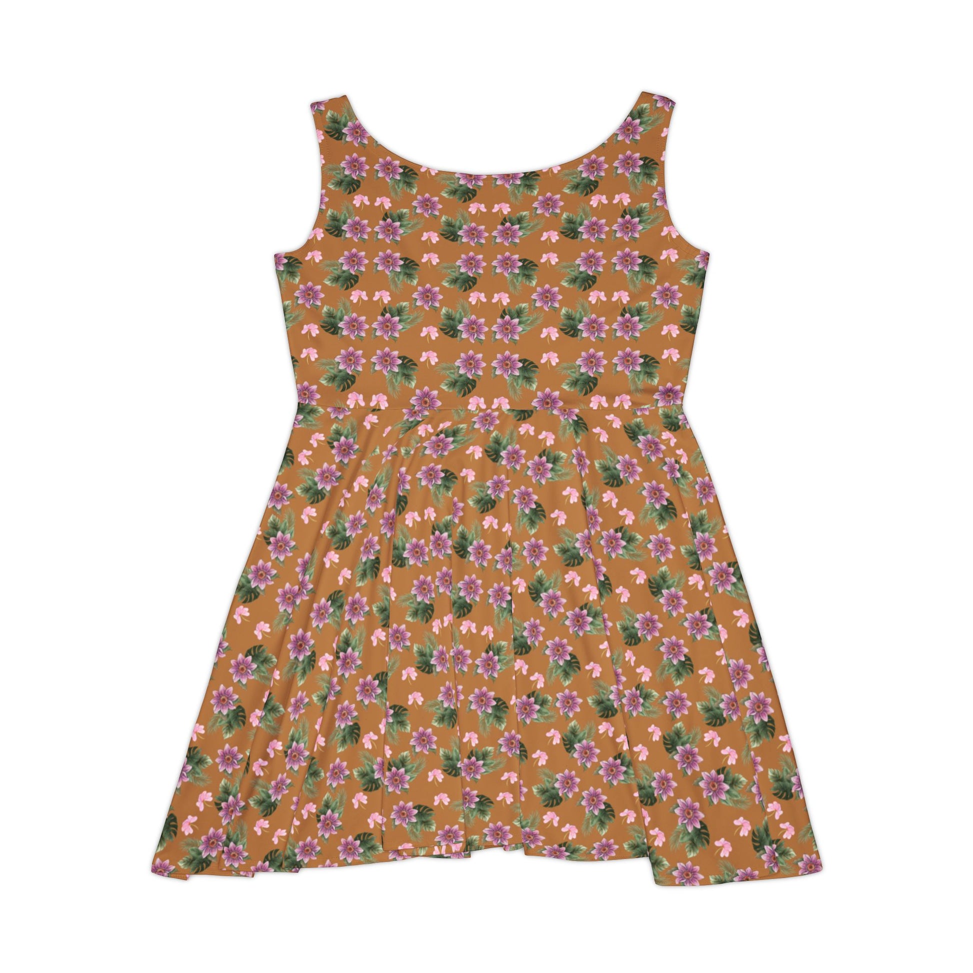 summer dress brown back