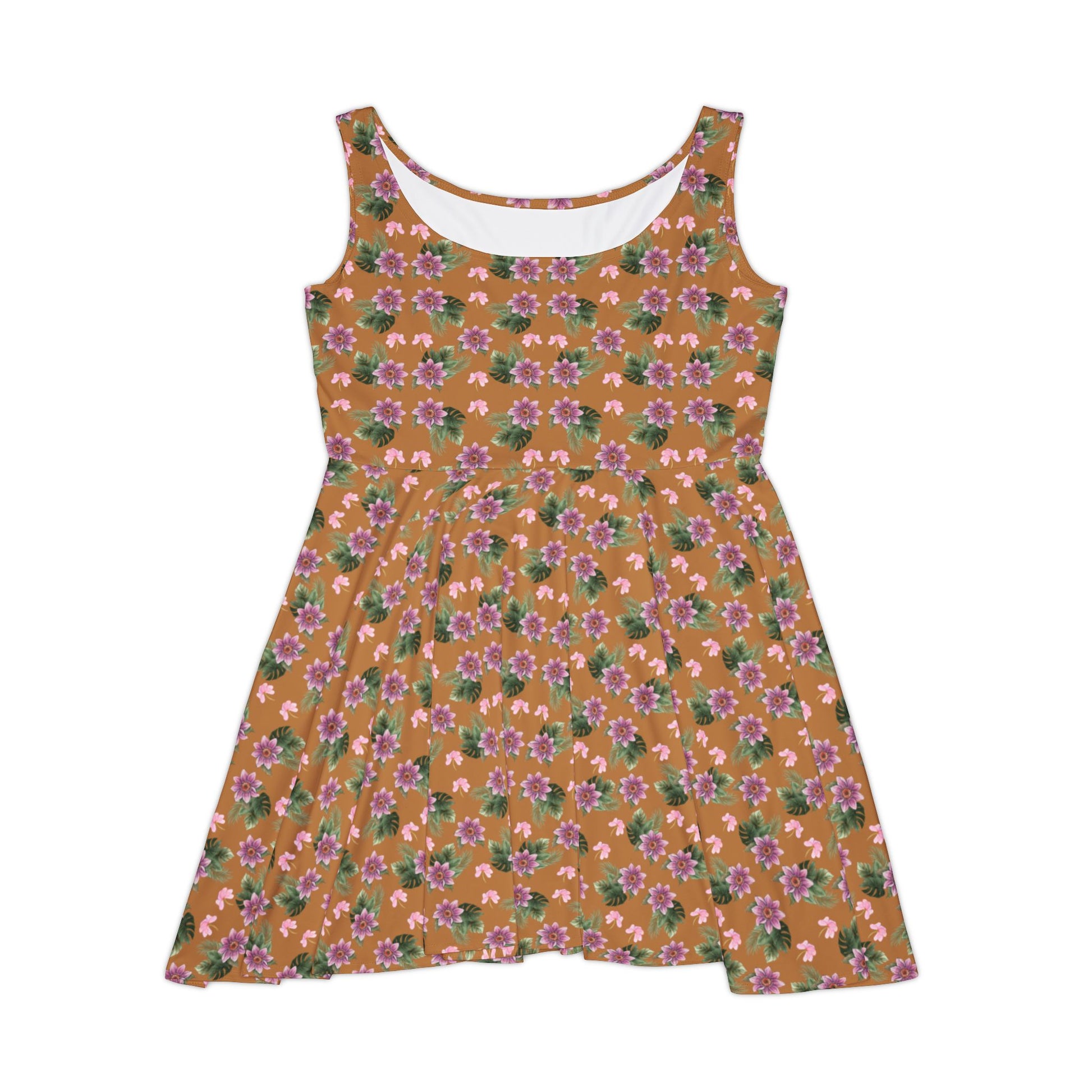 summer dress brown front