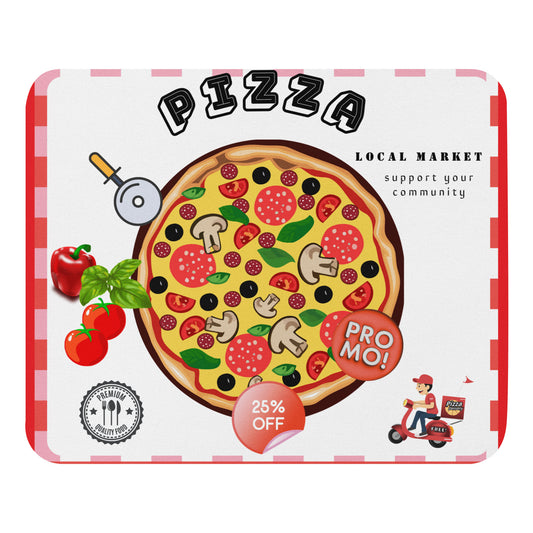 mouse pad pizza