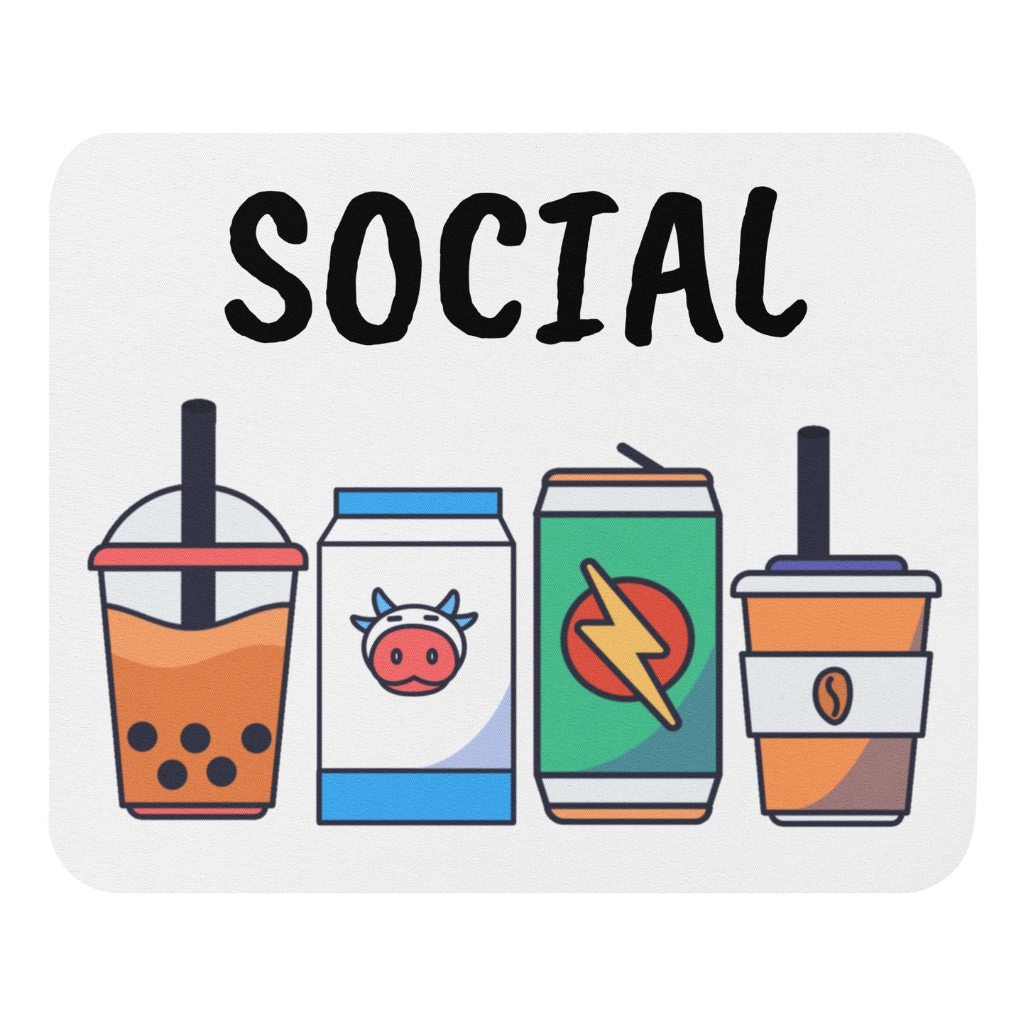 social Mouse pad