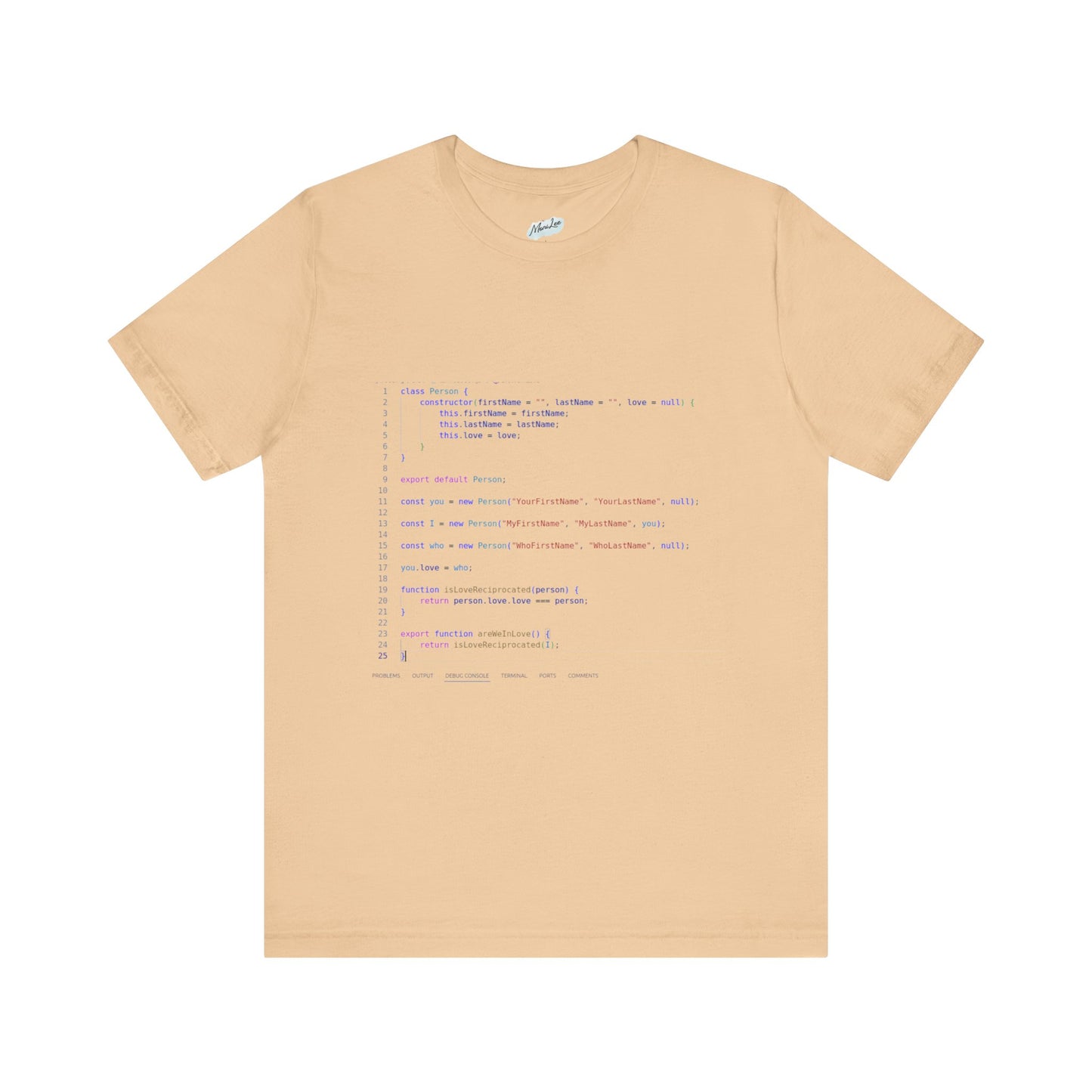 t-shirt code software sand dune