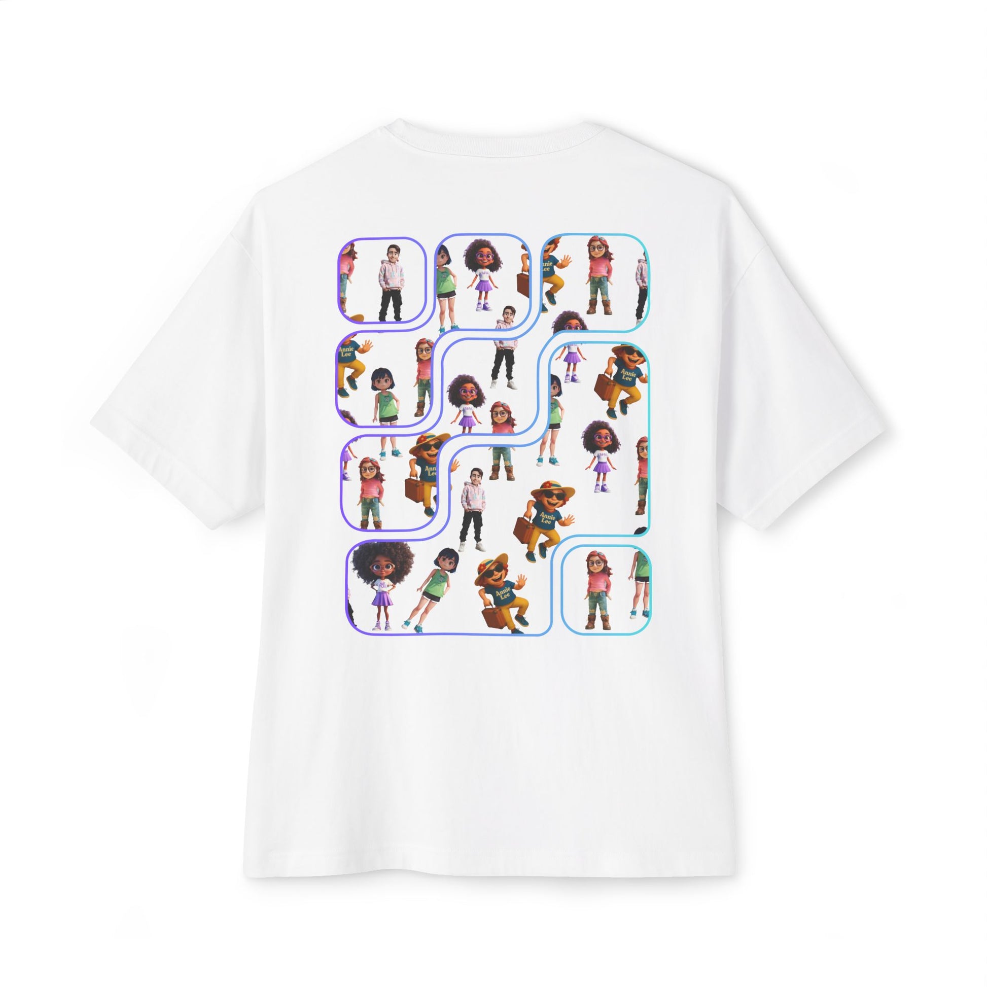 Vibrant character the ultimate tee white back