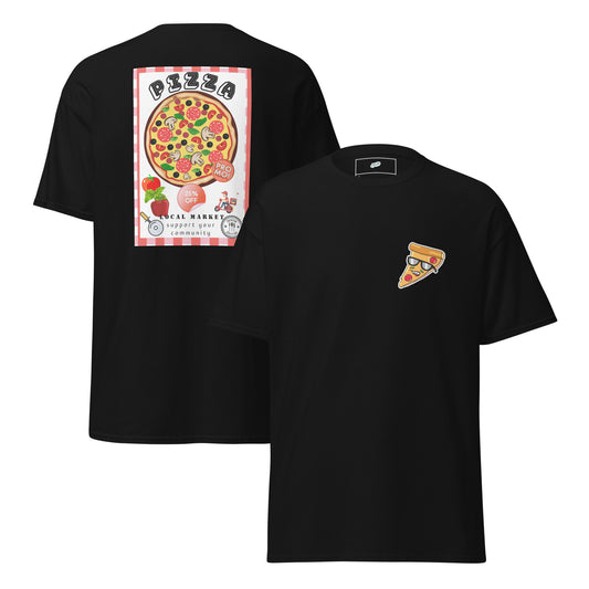 t-shirt pizza black