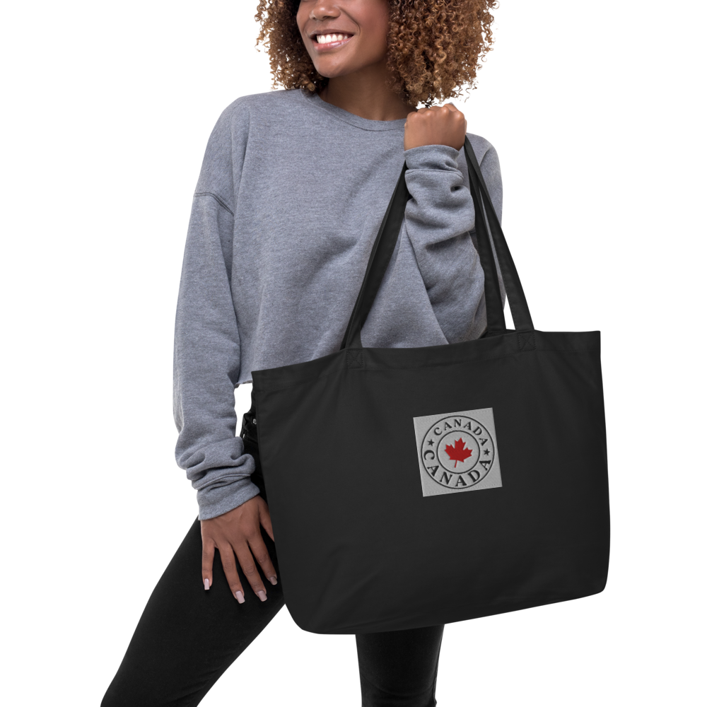 Canada Embroidery Stamp. Tote bag